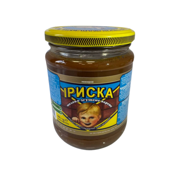 Молоко сгущенное варёное “Ириска” стекло/банка “Малыш”