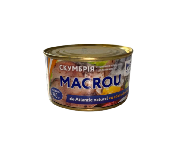 Macrou atlantic cu adaos de ulei